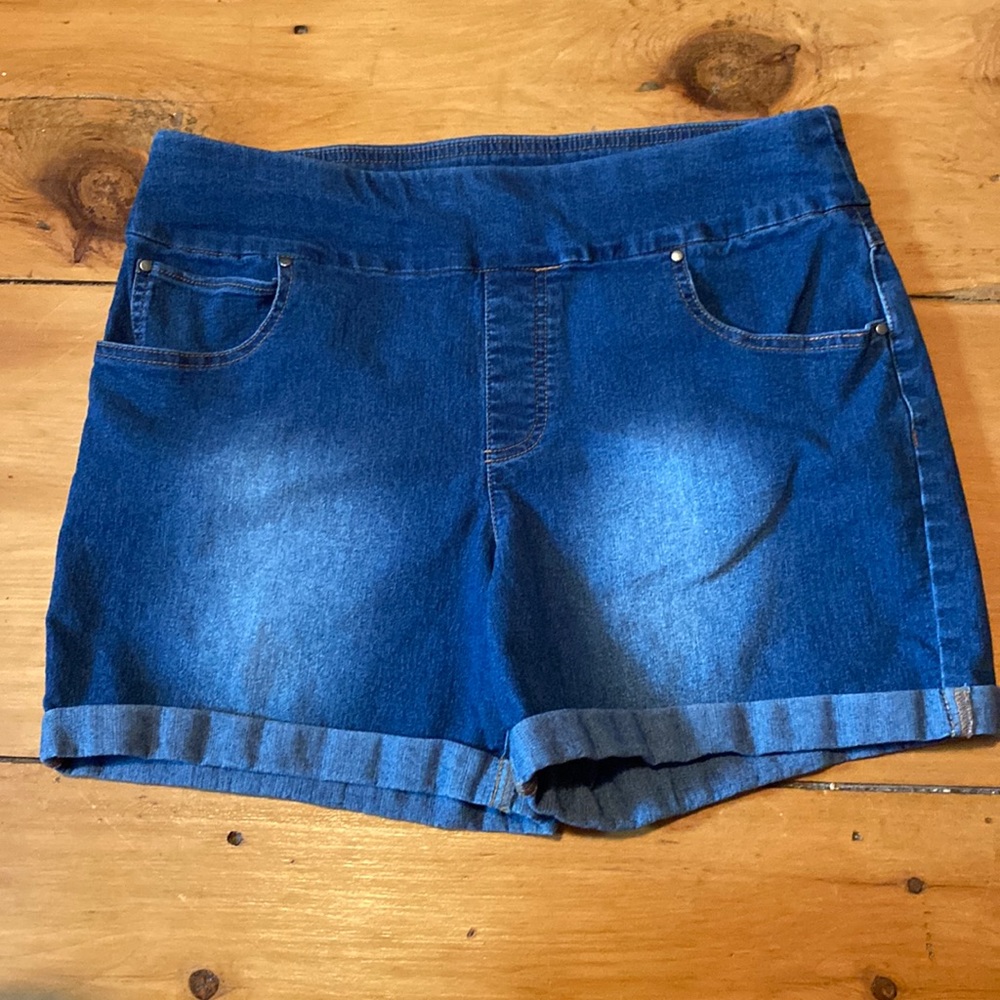 Counterparts shorts, stretch fabric, size L